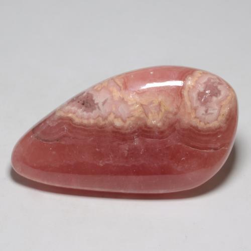 66.14 ct Multicolor Rhodochrosite Stone, Natural Rhodochrosite in Fancy Cabochon Shape for Sale