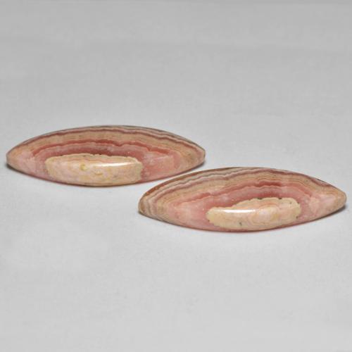 Rhodochrosite Gemstones in 23.4 x 8.7 mm Size for Sale, Rhodochrosite Stones in Multicolor Color