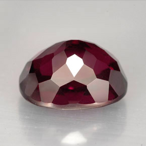Rhodolite Garnet Gemstone in 14 x 11 mm Size for Sale, Rhodolite Garnet Stone in Purple Red Color