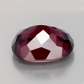 Rhodolite Garnet Gemstone in 13.3 x 10.6 mm Size for Sale, Rhodolite Garnet Stone in Pinkish Red Color