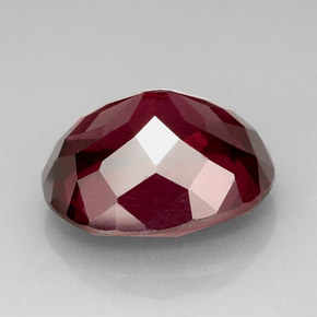 Rhodolite Garnet Gemstone in 12.9 x 10.6 mm Size for Sale, Rhodolite Garnet Stone in Purple Red Color