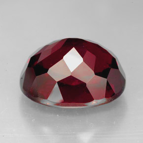 Rhodolite Garnet Gemstone in 13.4 x 11 mm Size for Sale, Rhodolite Garnet Stone in Purple Red Color