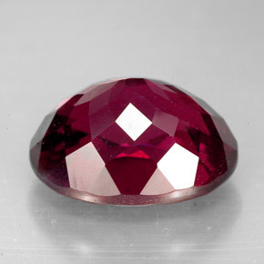 Rhodolite Garnet Gemstone in 13.6 x 11.2 mm Size for Sale, Rhodolite Garnet Stone in Purple Red Color