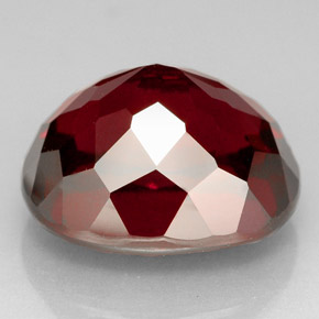 Rhodolite Garnet Gemstone in 13.1 x 11 mm Size for Sale, Rhodolite Garnet Stone in Pinkish Red Color