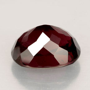 Rhodolite Garnet Gemstone in 12.1 x 9.4 mm Size for Sale, Rhodolite Garnet Stone in Purple Red Color