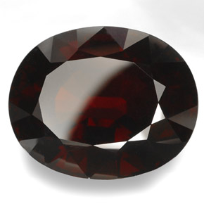 96.96 ct Red Rhodolite Garnet Stone, Natural Rhodolite Garnet in Oval Facet Shape for Sale