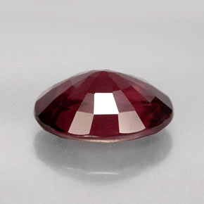 Rhodolite Garnet Gemstone in 13.4 x 10.3 mm Size for Sale, Rhodolite Garnet Stone in Pinkish Red Color