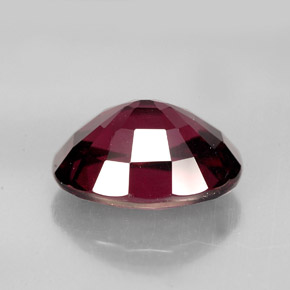 Rhodolite Garnet Gemstone in 12.3 x 9.6 mm Size for Sale, Rhodolite Garnet Stone in Pinkish Red Color