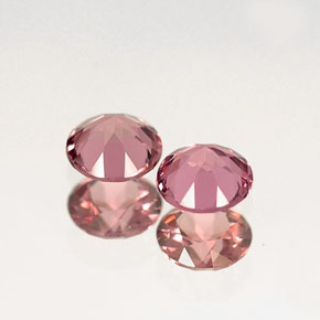Rhodolite Garnet Gemstone in 4 mm (calibrated) Size for Sale, Rhodolite Garnet Stone in Purplish Pink Color