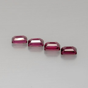 Rhodolite Garnet Gemstone in 6 x 4 mm (calibrated) Size for Sale, Rhodolite Garnet Stone in Purplish Pink Color