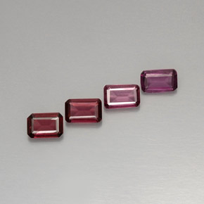 2.47 ct Pink Rhodolite Garnet Stone, Natural Rhodolite Garnet in Octagon Facet Shape for Sale