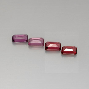 Rhodolite Garnet Gemstone in 6 x 4 mm (calibrated) Size for Sale, Rhodolite Garnet Stone in Purplish Pink Color