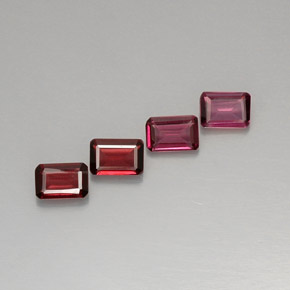 2.90 ct Pink Rhodolite Garnet Stone, Natural Rhodolite Garnet in Octagon Facet Shape for Sale