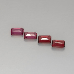 Rhodolite Garnet Gemstone in 6 x 4 mm (calibrated) Size for Sale, Rhodolite Garnet Stone in Purplish Pink Color