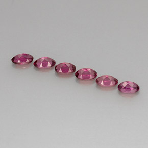 Rhodolite Garnet Gemstone in 5 x 2.5 mm Size for Sale, Rhodolite Garnet Stone in Purple Red Color