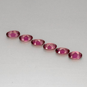 Rhodolite Garnet Gemstone in 4.7 x 2.9 mm Size for Sale, Rhodolite Garnet Stone in Purple Red Color