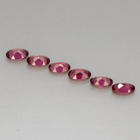 Rhodolite Garnet Gemstone in 5 x 3 mm (calibrated) Size for Sale, Rhodolite Garnet Stone in Purple Red Color