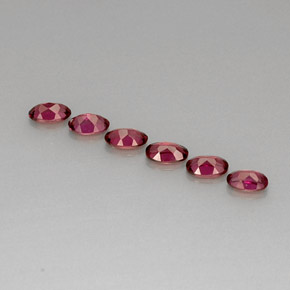 Rhodolite Garnet Gemstone in 5 x 3 mm (calibrated) Size for Sale, Rhodolite Garnet Stone in Purple Red Color
