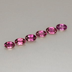 1.82 ct Red Rhodolite Garnet Stone, Natural Rhodolite Garnet in Oval Facet Shape for Sale