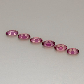Rhodolite Garnet Gemstone in 5.2 x 3.2 mm Size for Sale, Rhodolite Garnet Stone in Purple Red Color