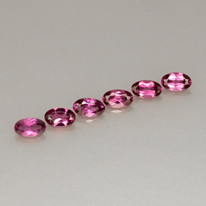 1.75 ct Red Rhodolite Garnet Stone, Natural Rhodolite Garnet in Oval Facet Shape for Sale