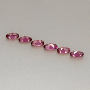 Rhodolite Garnet Gemstone in 5 x 3 mm (calibrated) Size for Sale, Rhodolite Garnet Stone in Purple Red Color