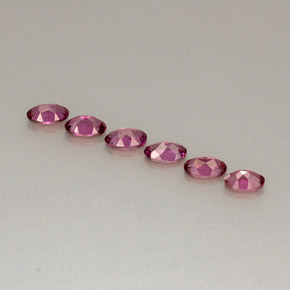 Rhodolite Garnet Gemstone in 5 x 3 mm (calibrated) Size for Sale, Rhodolite Garnet Stone in Purple Red Color