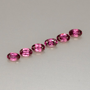 1.76 ct Red Rhodolite Garnet Stone, Natural Rhodolite Garnet in Oval Facet Shape for Sale