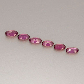 Rhodolite Garnet Gemstone in 5 x 3 mm (calibrated) Size for Sale, Rhodolite Garnet Stone in Purple Red Color