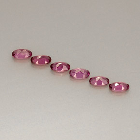 Rhodolite Garnet Gemstone in 4.7 x 3 mm Size for Sale, Rhodolite Garnet Stone in Purple Red Color
