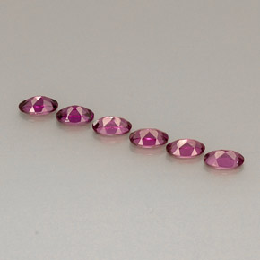 Rhodolite Garnet Gemstone in 5 x 3 mm (calibrated) Size for Sale, Rhodolite Garnet Stone in Purple Red Color