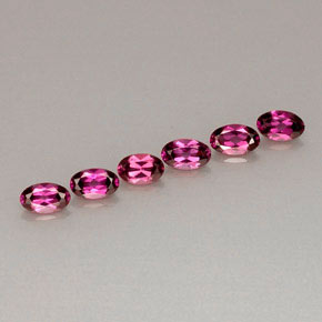 1.95 ct Red Rhodolite Garnet Stone, Natural Rhodolite Garnet in Oval Facet Shape for Sale