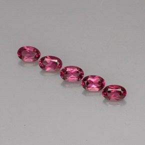 3.19 ct Violet Rhodolite Garnet Gemstone, Rhodolite Garnet Gem in Oval Facet Shape for Sale.
