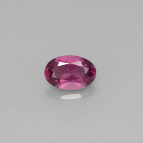 0.66 ct Pink Rhodolite Garnet Gemstone, Rhodolite Garnet Gem in Oval Facet Shape for Sale.