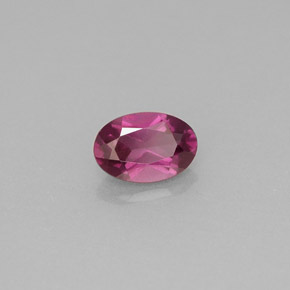 0.66 ct Pink Rhodolite Garnet Stone, Natural Rhodolite Garnet in Oval Facet Shape for Sale