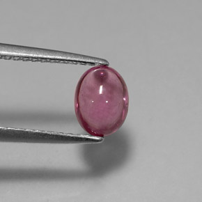 1.09 ct Violet Rhodolite Garnet Stone, Natural Rhodolite Garnet in Oval Cabochon Shape for Sale