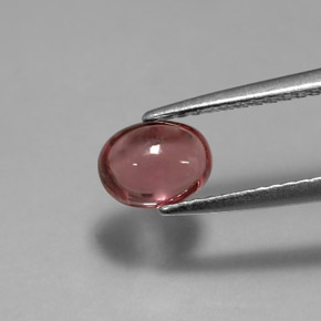 1.32 ct Violet Rhodolite Garnet Gemstone, Rhodolite Garnet Gem in Oval Cabochon Shape for Sale.