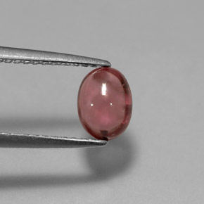 1.32 ct Violet Rhodolite Garnet Stone, Natural Rhodolite Garnet in Oval Cabochon Shape for Sale