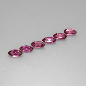4.18 ct Violet Rhodolite Garnet Stone, Natural Rhodolite Garnet in Marquise Facet Shape for Sale