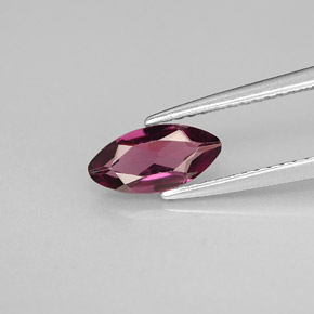 1.01 ct Violet Rhodolite Garnet Gemstone, Rhodolite Garnet Gem in Marquise Facet Shape for Sale.