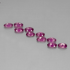 Rhodolite Garnet Gemstone in 5 x 3 mm (calibrated) Size for Sale, Rhodolite Garnet Stone in Pinkish Purple Color