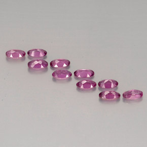 Rhodolite Garnet Gemstone in 5 x 3 mm (calibrated) Size for Sale, Rhodolite Garnet Stone in Pinkish Purple Color