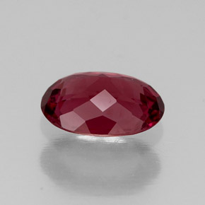 Rhodolite Garnet Gemstone in 7.8 x 5.7 mm Size for Sale, Rhodolite Garnet Stone in Raspberry Red Color