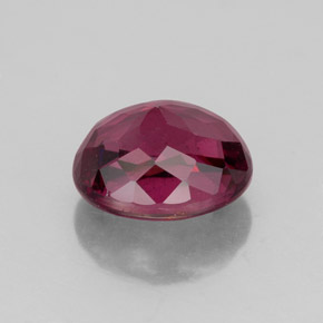 Rhodolite Garnet Gemstone in 8.2 x 6.9 mm Size for Sale, Rhodolite Garnet Stone in Raspberry Red Color
