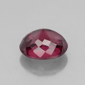 Rhodolite Garnet Gemstone in 8.3 x 6.9 mm Size for Sale, Rhodolite Garnet Stone in Raspberry Red Color