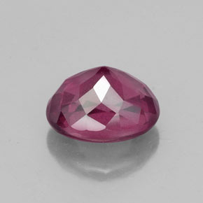 Rhodolite Garnet Gemstone in 8.3 x 6.8 mm Size for Sale, Rhodolite Garnet Stone in Raspberry Red Color