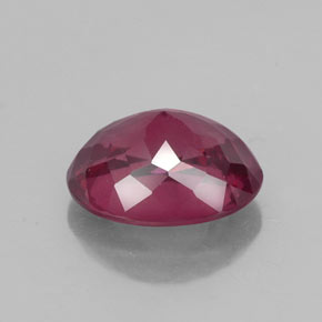 Rhodolite Garnet Gemstone in 9 x 7 mm (calibrated) Size for Sale, Rhodolite Garnet Stone in Raspberry Red Color