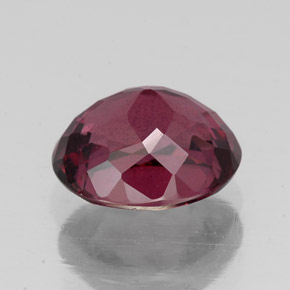 Rhodolite Garnet Gemstone in 8.5 x 7 mm Size for Sale, Rhodolite Garnet Stone in Raspberry Red Color