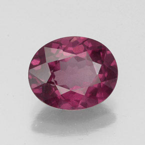 2.50 ct Red Rhodolite Garnet Stone, Natural Rhodolite Garnet in Oval Facet Shape for Sale
