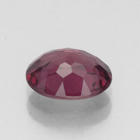 Rhodolite Garnet Gemstone in 9.3 x 7.6 mm Size for Sale, Rhodolite Garnet Stone in Raspberry Red Color